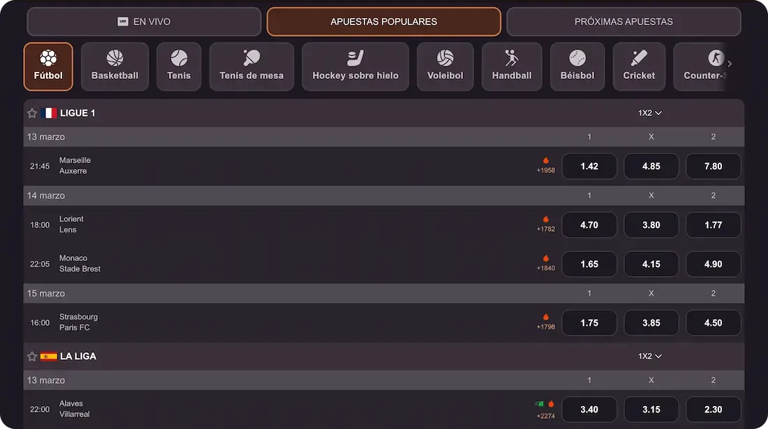 apuestas del casino crazytower